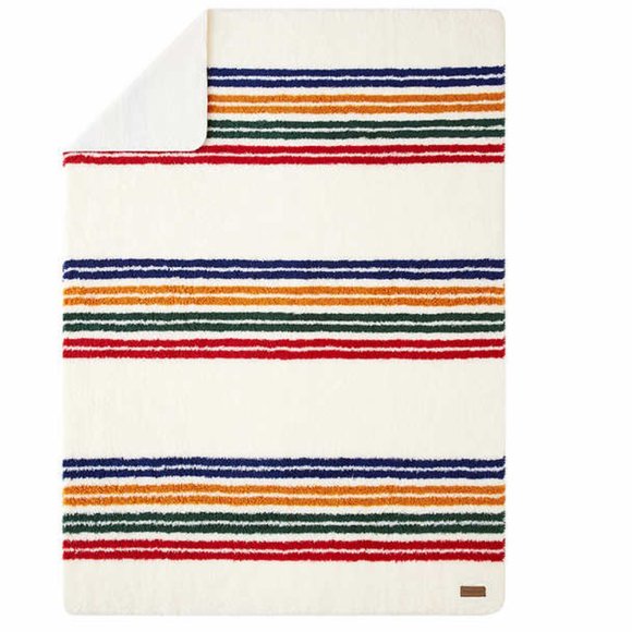 Pendleton Bedding Nwt Pendleton Reversible Sherpa Fleece Jewel Tone